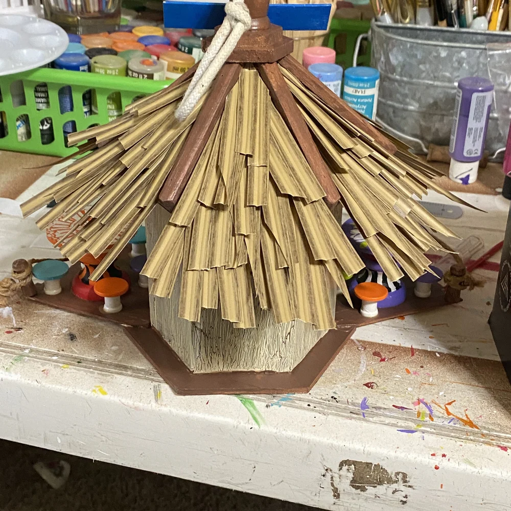 Colorful Decorative Birdhouse